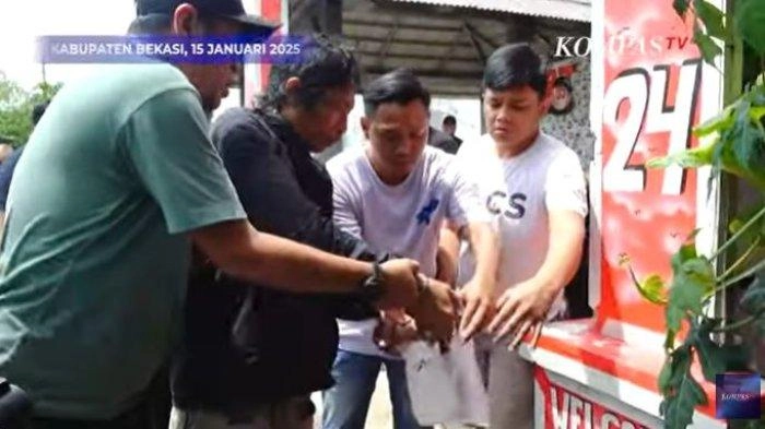 Nanang 'Gimbal' Buang Pisau yang Digunakan Tikam Sandy Permana di Depan Rumahnya
