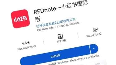 RedNote Jadi Pilihan Baru Pengguna TikTok, Rajai Puncak Unduhan App Store Apple di AS