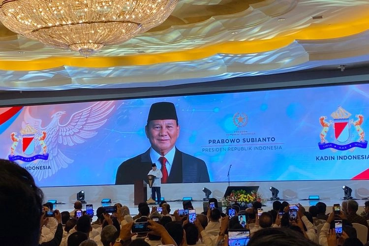 Prabowo Singgung Konflik Kursi Ketum di Kadin: Pemimpin Harus Kompak, Gantian Saja...