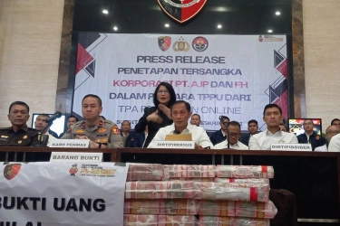 PT AJP dan FH Diduga Samarkan Aliran Uang Judi 