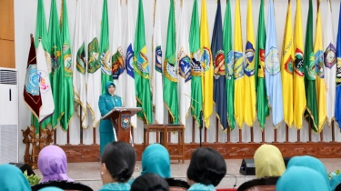 Tri Tito Karnavian Lantik Andi Indriaty Syaiful sebagai Pj. Ketua TP PKK dan Tim Pembina Posyandu Provinsi Sulsel