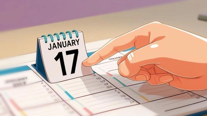 Kalender Jawa 17 Januari lengkap dengan Weton Hari Ini Jumat Wage