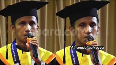 Viral Tunanetra Raih Gelar Magister di Universitas Airlangga, Backgraund Orang Tua Disorot