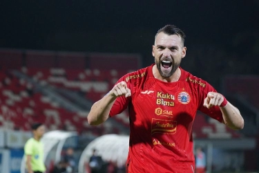 Hasil Skor Persija Vs Persita 1-0, Tandukan Dahsyat Marko Simic Bawa Macan Unggul pada Babak Pertama