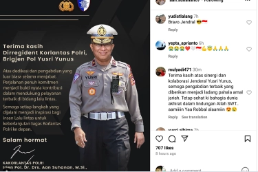 Pati Mabes Polri, Brigjen Yusri Yunus Meninggal Dunia
