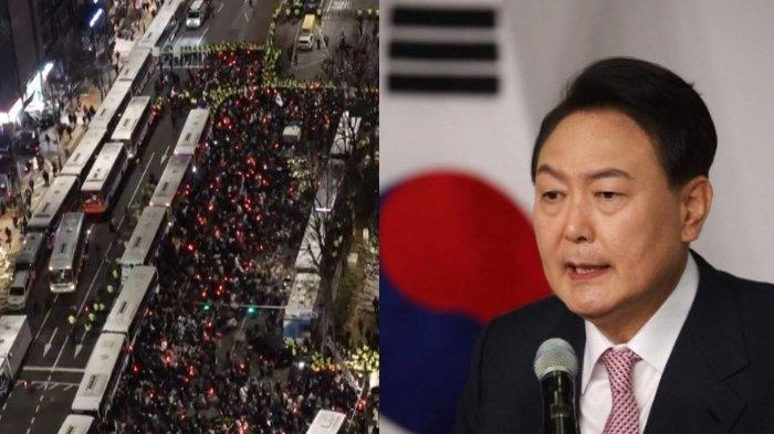 Penahanan Yoon Suk Yeol Diperpanjang, Ratusan Pendukung Serbu Gedung Pengadilan