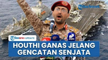 Video Detik-Detik Jelang Gencatan Senjata di Gaza, Houthi Beri 'Peringatan' Kapal Induk AS