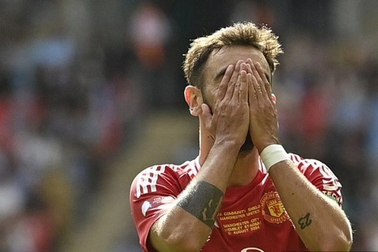 Bruno Fernandes Cemas Usai Manchester United Kalah dari Brighton