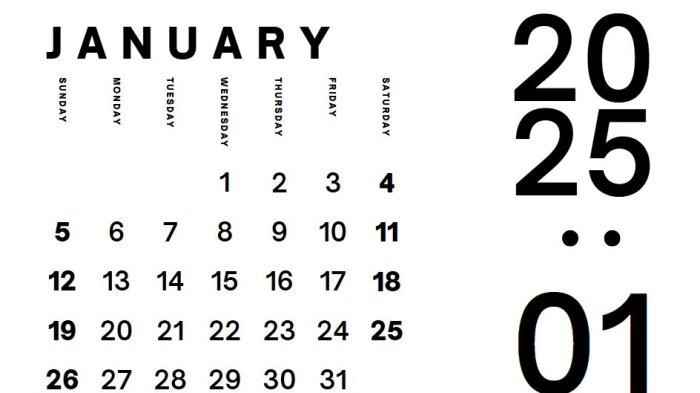 Ada Long Weekend Akhir Bulan Januari 2025, Cek Jadwalnya