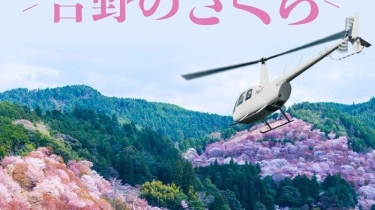 Nikmati 30.000 Pohon Sakura Gunung Yoshino dengan Sky Cruise Helikopter