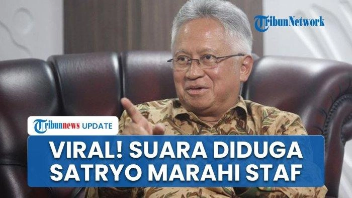 Video Rekaman Diduga Menteri Satryo Marahi Staf, Terdengar Suara Barang Jatuh hingga Minta Ampun