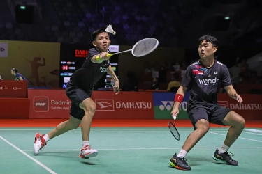 Pasangan Raymond Indra/Patra Harapan Raih Tiket Babak Utama Indonesia Masters 2025, Ganyang Wakil Malaysia Aaron Tai Wei Qin/Kang Khai