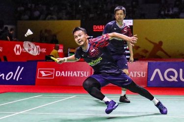 Sudah Siapkan Kata-kata Terakhir, Ahsan/Hendra Malah Lanjut ke Babak Kedua Indonesia Masters 2025: Padahal Cuma Mau Dadah-dadah ke Penonton!