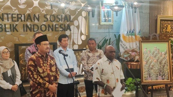 Kunjungi Mensos, Menteri HAM Identifikasi Ada 27 Kelompok Sasaran Kerja yang Harus Dibantu Negara