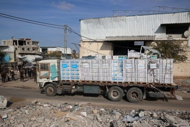 Hari Ketiga Gencatan Senjata, 2.400 Truk Bantuan Telah Masuk Gaza
