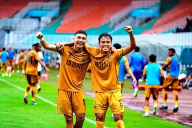Kesan Raheem Nugraha Cetak Gol Perdana untuk Bhayangkara FC