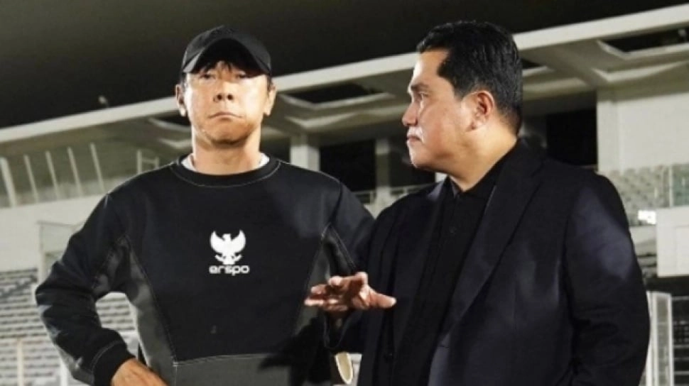 Erick Thohir Sudah Prediksi Drama Pemecatan Shin Tae-yong Bakal Panjang