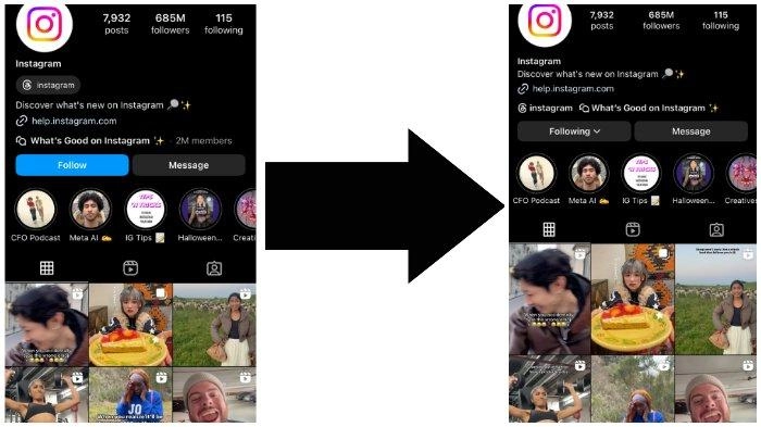 Tutorial Mengembalikan Feed Instagram ke Format Persegi