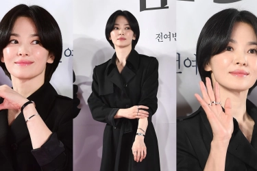 Gaya Song Hye Kyo di Premier VIP Film Dark Nuns, Pakai Outfit Serba Hitam