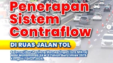 Jadwal Contraflow Libur Panjang Isra Miraj dan Imlek 2025, Cek Ruas Jalan dan Waktu Penerapannya