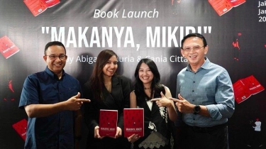 Saat Anies dan Ahok Tampil Monolog Pada Peluncuran Buku 'Makanya, Mikir!' di Ganara Art Jakarta