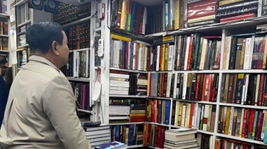 Prabowo Singgahi Toko Buku Langganannya di New Delhi saat Kunjungan Kerja ke India