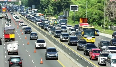 Contraflow di Tol Japek Diperpanjang Mulai Dari KM 47 hingga KM 65