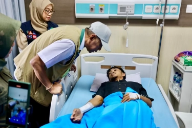 Wamensos Salurkan Bantuan untuk Korban Longsor Pekalongan dan Banjir Grobogan