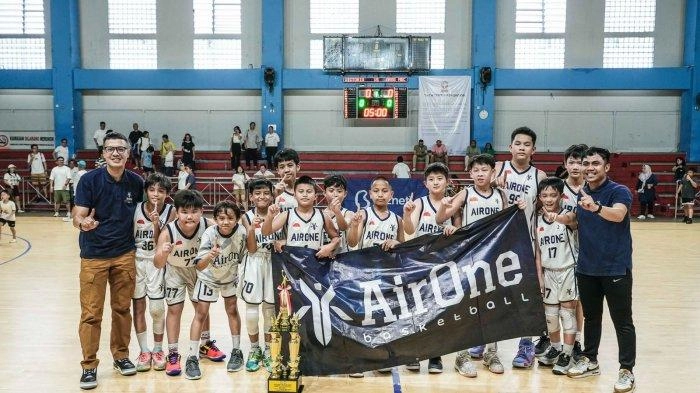 Tim Basket AirOne KU12 Putra Raih Juara Kejurkot Jakarta Pusat 2025