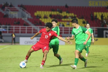 Hasil Timnas U20 Indonesia Vs Suriah 0-1: Di Bawah Tatapan Wapres Gibran, Garuda Nusantara Tertinggal pada Tengah Babak