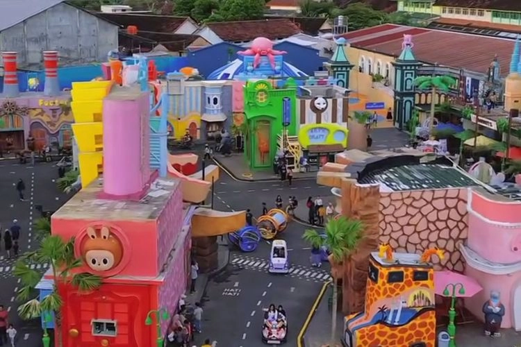 Ibarbo Park di Sleman, Wisata Kota Kartun Pertama di Indonesia