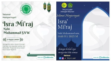 40 Twibbon Isra Miraj 1446 H/2025, Bisa Tambah Foto dan Bagikan di Media Sosial