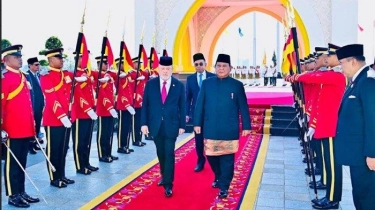 Kunjungi Istana Kenegaraan Malaysia, Prabowo Disambut Dentuman Meriam Sebanyak 21 Kali