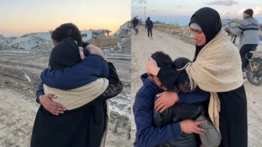 Momen Haru Pemuda Palestina Kembali Bertemu Ibunya, Terpisah Lebih dari Setahun karena Perang Gaza