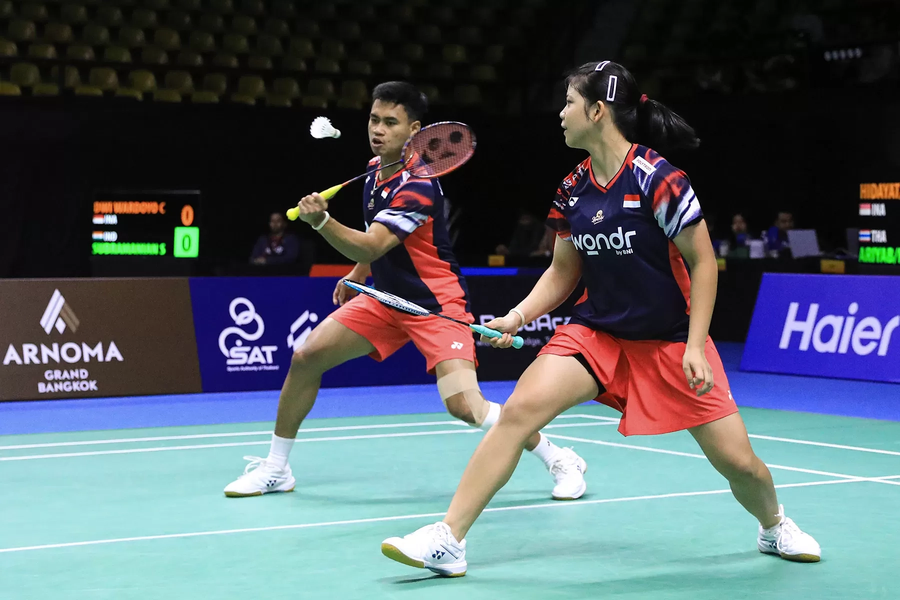 Ganda Campuran Muda Nomor 57 Dunia Melesat ke Perempat Final, Wakil Indonesia Ini Targetkan Juara Thailand Masters 2025