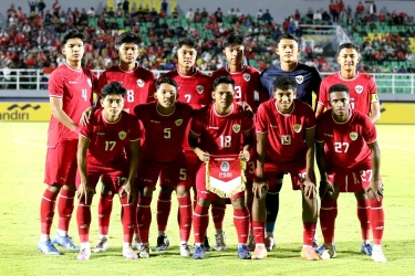 Line Up Timnas Indonesia Vs India di U20 Challenge Series