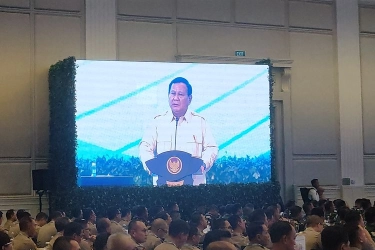 Prabowo Hadiri Rapim TNI-Polri Tahun 2025, Beri Arahan Tertutup