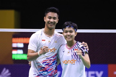 Ganda Campuran Indonesia Kunci Tiket Final Thailand Masters 2025, Jafar/Felisha dan Dejan/Fadia Kompak Tembus Semifinal Super 300 Perdana