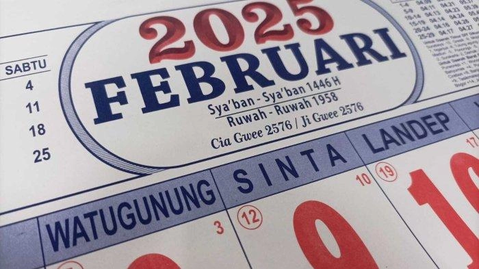 Daftar Tanggal Merah Februari 2025, Ada Jadwal Libur untuk Anak Sekolah