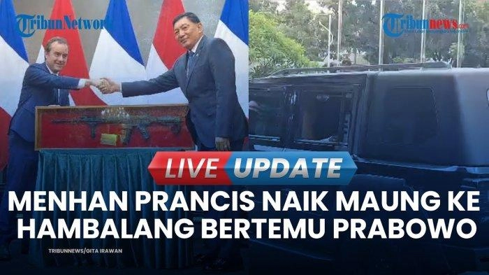 VIDEO Momen Sjafrie Sjamsoeddin Antar Menhan Prancis Naik Maung ke Kediaman Presiden Prabowo