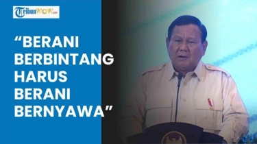Video Prabowo Sindir Jenderal Harus Beri Nyawa saat Berani Pakai Bintang, Panglima TNI Fokus Catat