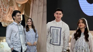 Adu Gaya El Rumi-Syifa Hadju vs Verrell Bramasta-Fuji Pakai Baju Couple, Siapa Lebih Kece?