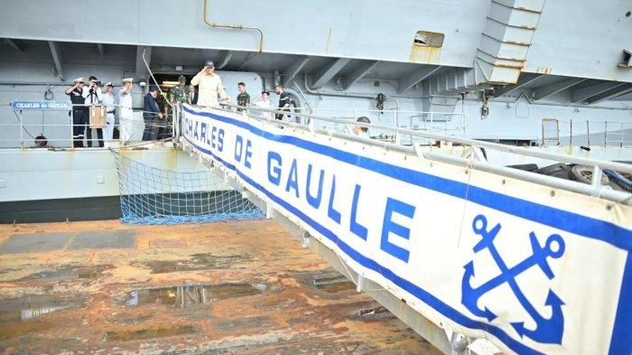 Saat Lagu Indonesia Raya Berkumandang di Kapal Perang Prancis