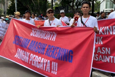 Demo Dosen ASN: Kawal Tukin Sampai Masuk Rekening