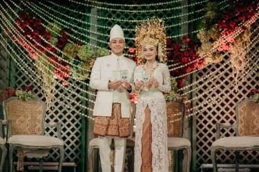 Intip Busana Akad Nikah Rasyid Rajasa dan Tamara Kalla, Pakai Adat Sumatera Selatan 