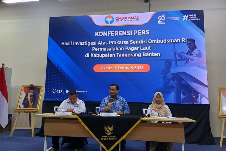 Ombudsman: DKP Banten Malaadministrasi Abaikan Laporan Soal Pagar Laut