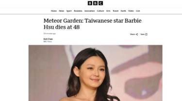 Barbie Hsu Pemeran Shancai Meninggal, Jasadnya Dikremasi di Jepang dan Abunya Dikembalikan ke Taiwan