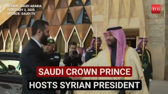 Bertemu Pangeran MBS, Al-Sharaa: Arab Saudi Memiliki Keinginan Tulus untuk Dukung Masa Depan Suriah