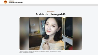 Pemain Meteor Garden Barbie Hsu Meninggal Dunia di Usia 48 Tahun