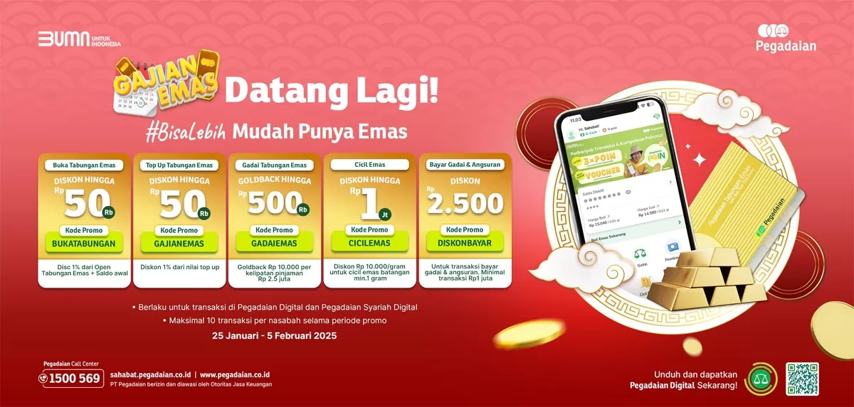 Dimana Lagi Gadai Emas Bisa Dapat Goldback? Ya di Pegadaian Aja